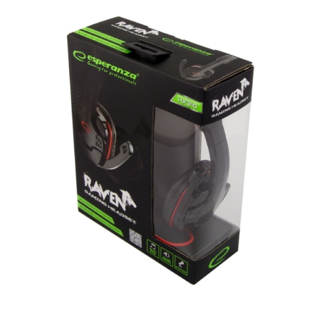 CASTI CALCULATOR ESPERANZA EGH 310R RAVEN GAMING ROSU - Img 4