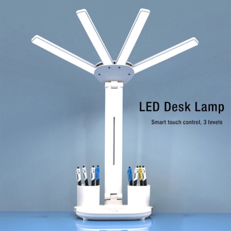 LAMPA BIROU CU ACUMULATOR DNZG 0004AC 3 MODURI ILUMINARE SUPORT PIXURI - Img 2