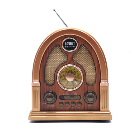 RADIO PORTABIL RETRO RO - 7061BT, ACUMULATOR,USB, BLUETOOTH, AUX, USB - Img 2