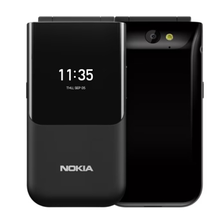 TELEFON MOBIL NOKIA 2720 FLIP ECRAN 2.8" CAMERA FACEBOOK NEGRU - Img 2