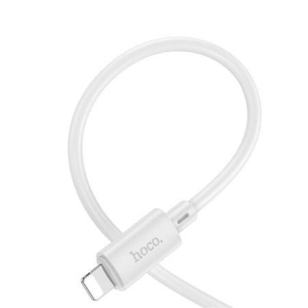 CABLU DATE HOCO X88 USB LA IPH 2.4A ALB - Img 2