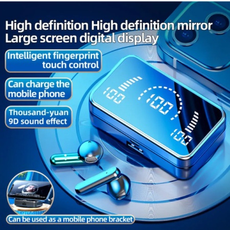 CASTI BLUETHOOT S20 ACUMULATOR BLUETHOOT 5.3 AFISAJ DIGITAL TIP C - Img 3