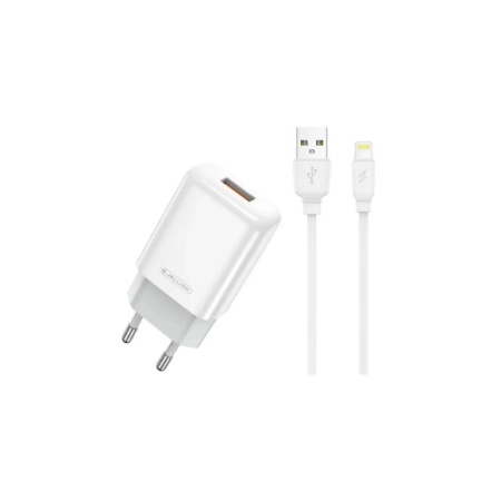 INCARCATOR TELEFON JELLICO EU 01 2.4A 12W 1 X USB + CABLU IPH 1M - Img 2
