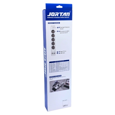 PRELUNGITOR JORTAN OG 2205 5 PRIZE 2M 2 USB 2 TIP C BUTON - Img 2