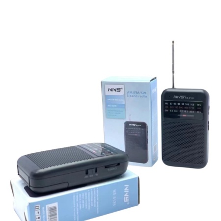 RADIO PORTABIL CU BATERII NS 8138 3 BENZI 2 X BATERII AA R6 - Img 3