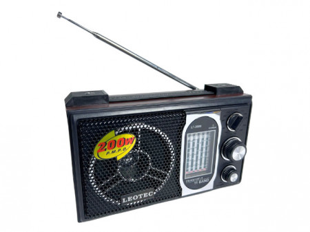 RADIO PORTABIL LEOTEC 2008 12 BENZI FM MW SW 1-9 - Img 3