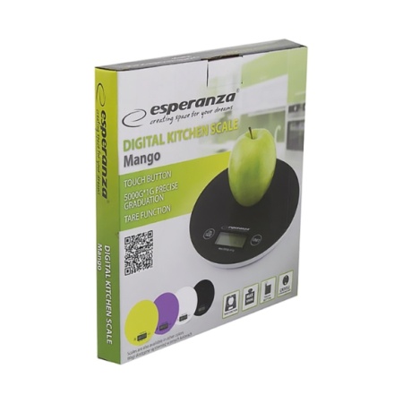 CANTAR BUCATARIE STICLA ESPERANZA MANGO EKS 003K NEGRU - Img 3
