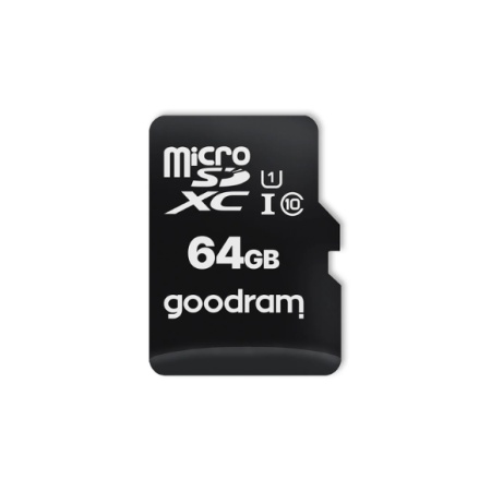 CARD DE MEMORIE MICROSD 64GB GOODRAM + ADAPTOR CLASA 10 - Img 2