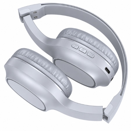 CASTI BLUETOOTH HOCO W46 ON EAR AUX BT 5.3 GRI - Img 3