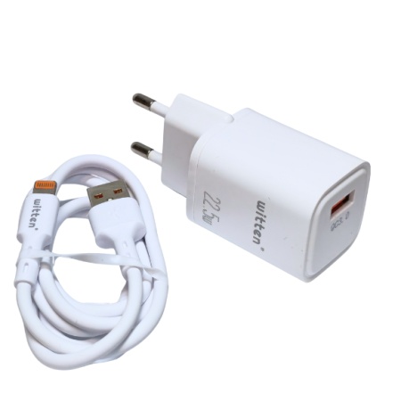 INCARCATOR TELEFON WITTEN W133 FAST 22.5W + CABLU IPH 1M - Img 2