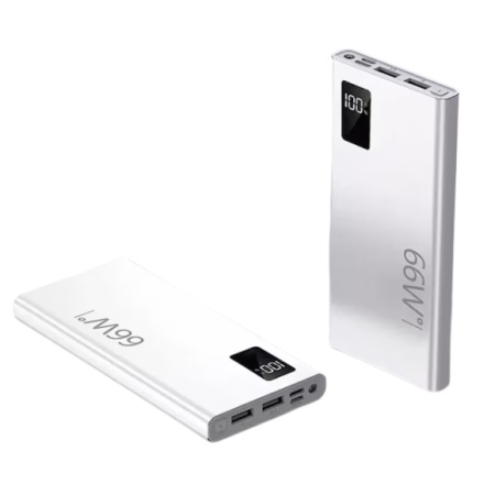 POWER BANK PD 66W 20.000 mA 2X USB TIP C MICROUSB DISPLAY negru