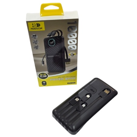 POWER BANK PREMIUM KPS NF10 10.000 mAh 22.5W PD USB TIP C AFISAJ - Img 3
