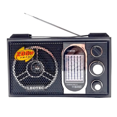 RADIO PORTABIL LEOTEC LT 801 ACUMULATOR 12 BENZI FM MW SW 1-9 - Img 2
