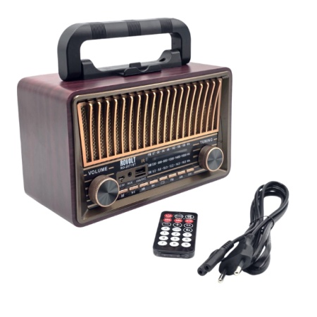 RADIO PORTABIL NS - 2071 BT ACUMULATOR,USB, BLUETOOTH, AUX, USB TELECOMANDA - Img 2