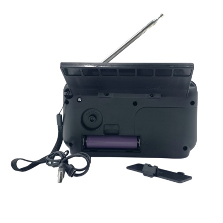 RADIO PORTABIL NS - 7011 S BT, ACUMULATOR,USB, BLUETOOTH, AUX, USB PANOU SOLAR - Img 3