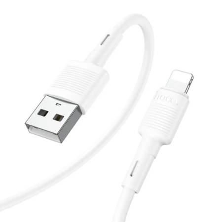 CABLU DATE HOCO X83 USB LA IPH 3A ALB 1 METRU - Img 2
