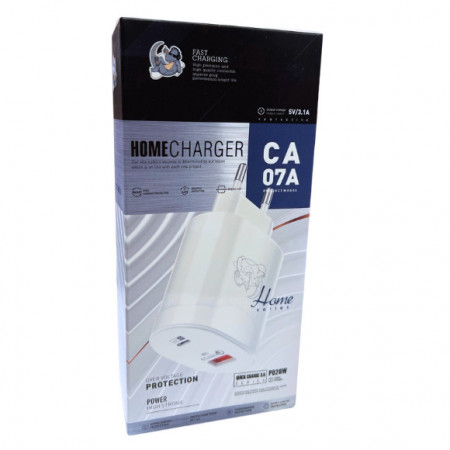 INCARCATOR RETEA CA 07A USB + TIP C 20W QC3.0