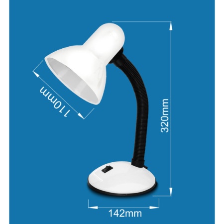LAMPA BIROU CU STATIV ESPERANZA ELD 107R ARCTURUS ROSU E27 - Img 3