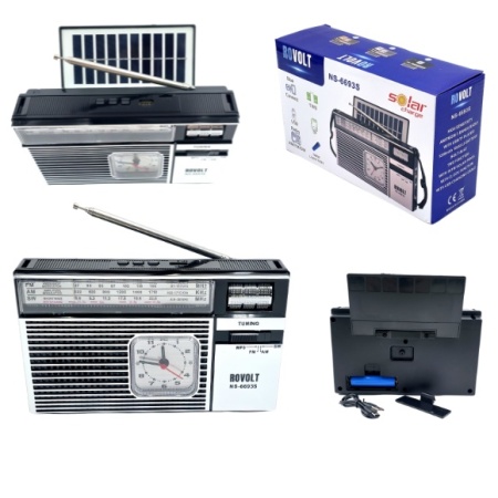 RADIO PORTABIL NS - 6693 S BT CEAS ACUMULATOR,USB, BLUETOOTH, AUX, USB PANOU SOLAR - Img 5