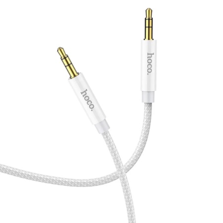 CABLU AUX HOCO UPA 19 JACK LA JACK 3.5 MM 1M ARGINTIU - Img 2