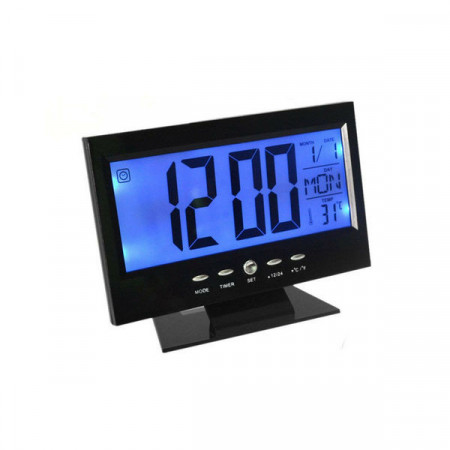 CEAS MASA LCD DS 8082 BATAIE DIN PALME ALARMA TEMPERATURA CALENDAR - Img 2
