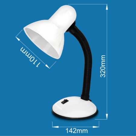 LAMPA BIROU CU STATIV ESPERANZA ELD 107K ARCTURUS NEGRU E27 - Img 3