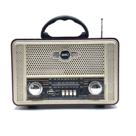 RADIO PORTABIL RETRO RO - 8098BT, ACUMULATOR,USB, BLUETOOTH, AUX, USB - Img 2