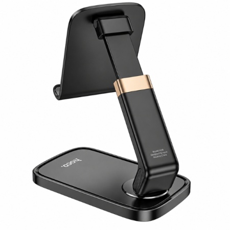 SUPORT TELEFON BIROU HOCO HD 8 NEGRU PREMIUM - Img 2