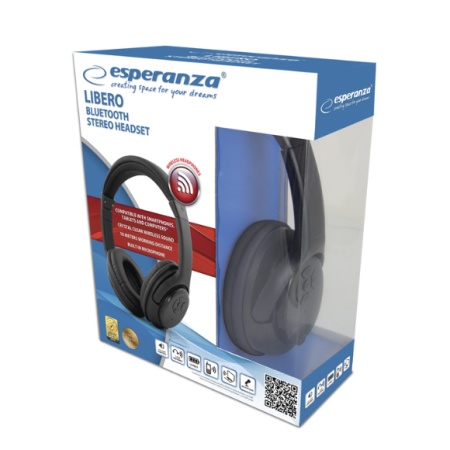 CASTI BLUETOOTH ESPERANZA EH 163K LIBERO NEGRE - Img 4