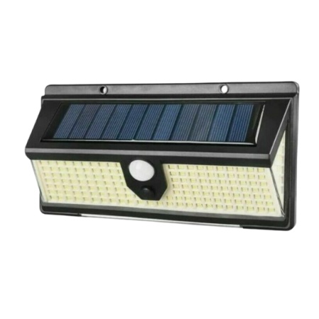 Lampa solara 190 leduri rosu si albastru