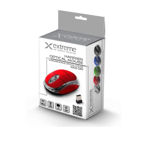 MOUSE WIRELESS TITANUM HARRIER XM 105R ROSU - Img 2