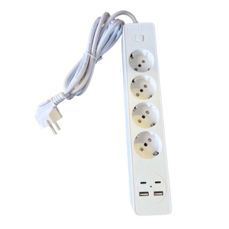 PRELUNGITOR JORTAN OG 2204 4 PRIZE 2M 2 USB 2 TIP C BUTON - Img 3