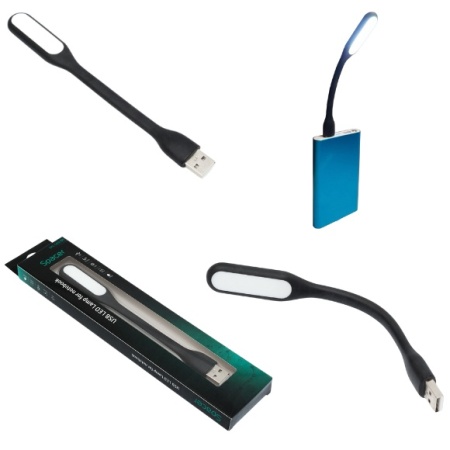 LAMPA LED SPACER CU USB PENTRU LAPTOP/ POWERBANK NEGRU SPL-LED-BK - Img 2