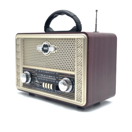 RADIO PORTABIL RETRO RO - 8098BT, ACUMULATOR,USB, BLUETOOTH, AUX, USB - Img 3