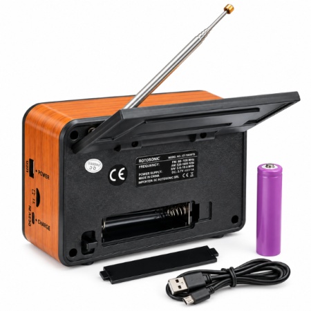 RADIO ROTOSONIC XT 7060 BTS SOLAR USB TIP C BLUETOOTH MICROSD - Img 2