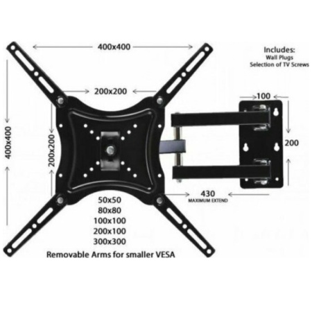 SUPORT LCD HDL 117B-2 14-55 INCH 50 KG MAX - Img 3