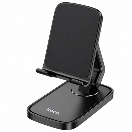 SUPORT TELEFON BIROU HOCO HD 8 NEGRU PREMIUM - Img 3