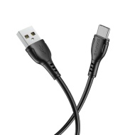 CABLU DATE BOROFONE BX 51 USB TIP A LA TYPE-C 3A 1 METRU NEGRU - Img 2
