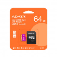 CARD MICROSD + ADAPTOR ADATA 64 Gb