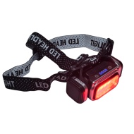 LANTERNA DE CAP HT T80S SENZOR MAGNET AC 18650 LUMINA ROSIE SOS TIP C - Img 4