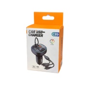 MODULATOR C39 BLUETHOOT 2 USB + TIP C 3.1A CABLU 3 IN 1 INCARCARE TELEFON