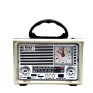 RADIO PORTABIL RETRO NS - 8890 BT, ACUMULATOR,USB, BLUETOOTH, AUX, USB - Img 2