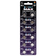 BATERIE ROVOLT MAX AG 6 ALKALINA BLISTER 10 BUC