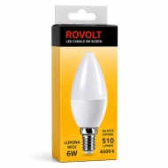 BEC LED ROVOLT 6W E14 LUMINA ALBA RECE
