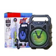 BOXA PORTABILA KOLAV F604 BLUETHOOT INTRARE MIC USB LUMINI RGB