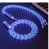 CABLU DATE 3 IN 1 LUMINOS DIVERSE CULORI VRAC 2462 - Img 4