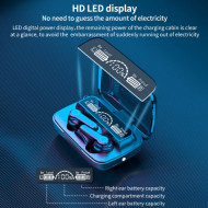 CASTI BLUETHOOT TWS M19 DISPLAY NIVEL INCARCARE - Img 2