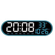 CEAS PERETE / MASA GH 8021 LUMINA ALB + ALBASTRU ALARMA TELECOMANDA TEMPERATURA