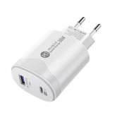INCARCATOR RETEA PD 50, USB + TIP C 38W QC3.0 - Img 2