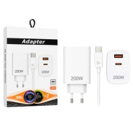 INCARCATOR TELEFON 200W LXY XM005 CH 1 X USB 1 X TIP C CABLU TIP C TIP C 1 METRU